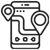 Real Time Tracking Icon